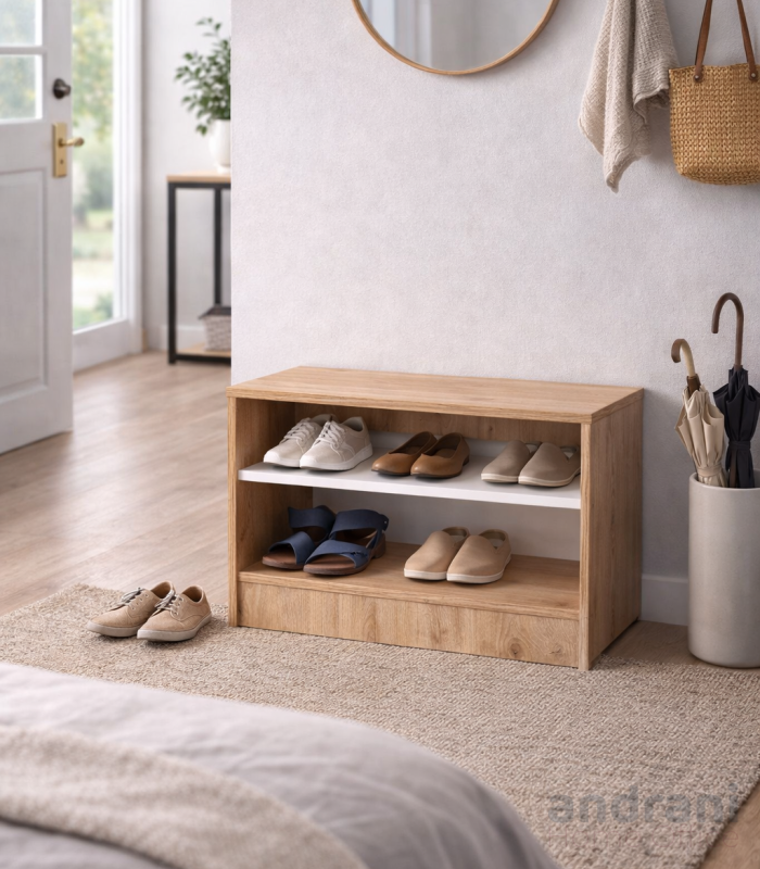 Portascarpe a sgabello