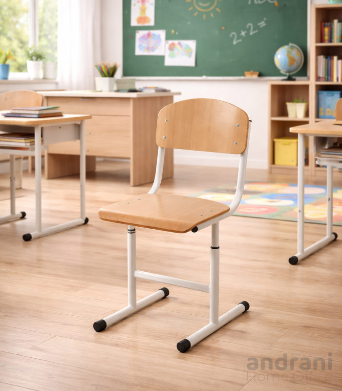 Sedia da scuola regolabile in altezza 1-4