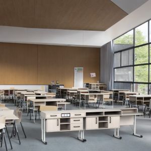 Set di tavoli per chimica e fisica