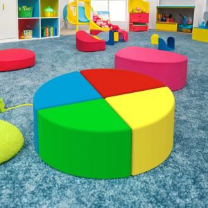 Set di pouf a cilindro