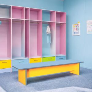 Panca „SoftBench” per spogliatoio