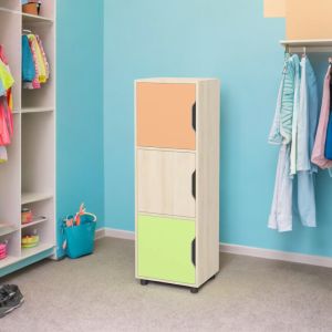 Armadio per bambini con 3 scomparti