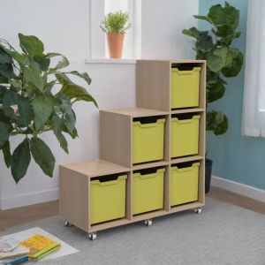 Scaffale stretto e alto