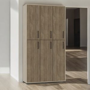 Armadio per vestiti con 6 ante