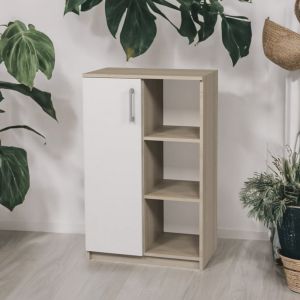 Armadio semi-chiuso con un’anta laterale