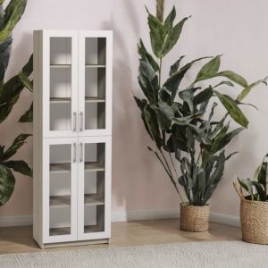 Armadio a 4 ante in vetro