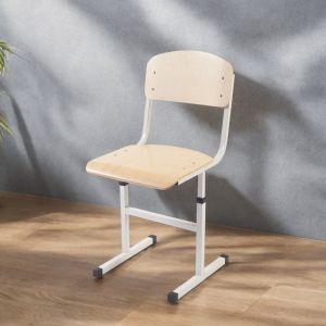 Sedia scolastica regolabile con struttura quadrata